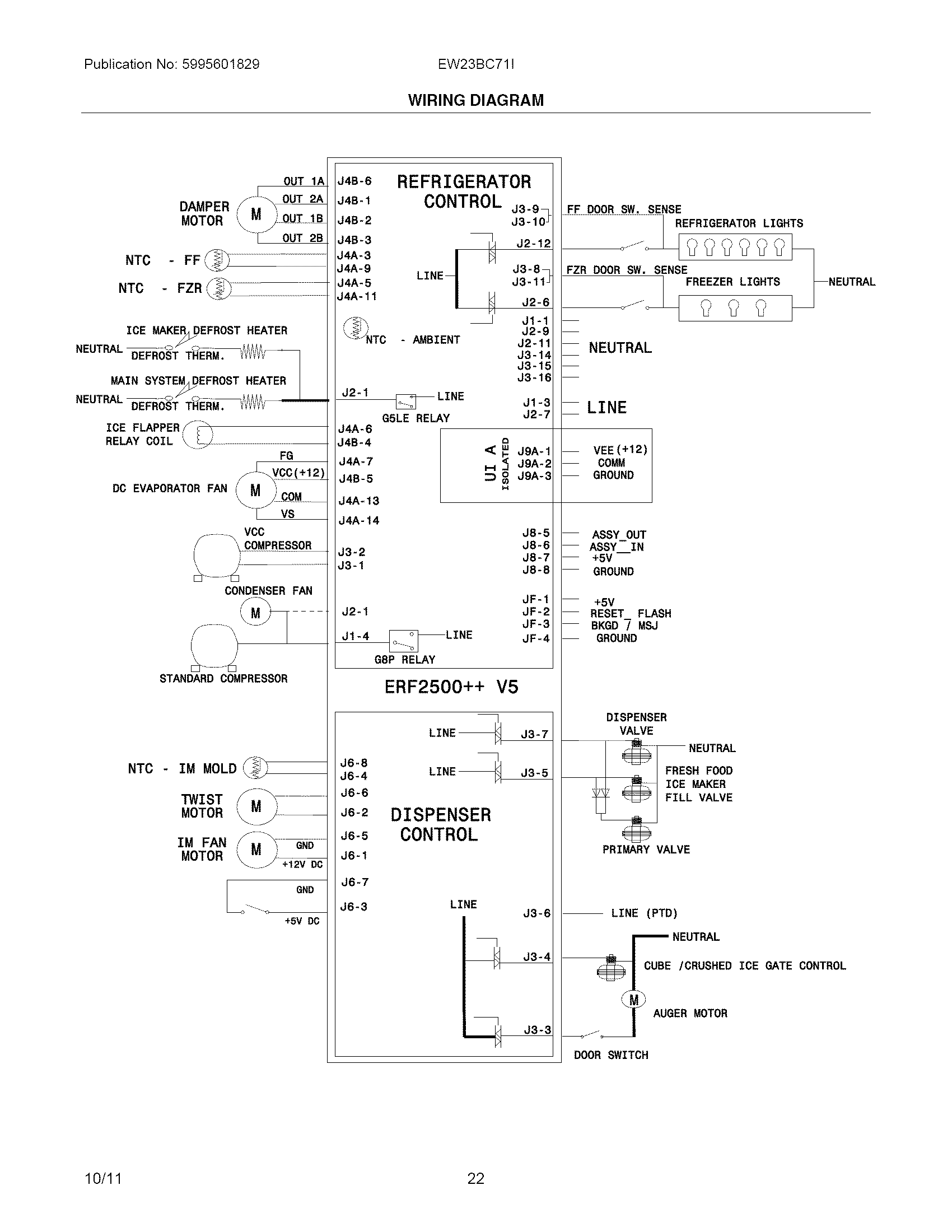 Electrolux EW23BC71IW9 wiring diagram diagram