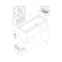 Frigidaire GLFC1526FW9 cabinet diagram