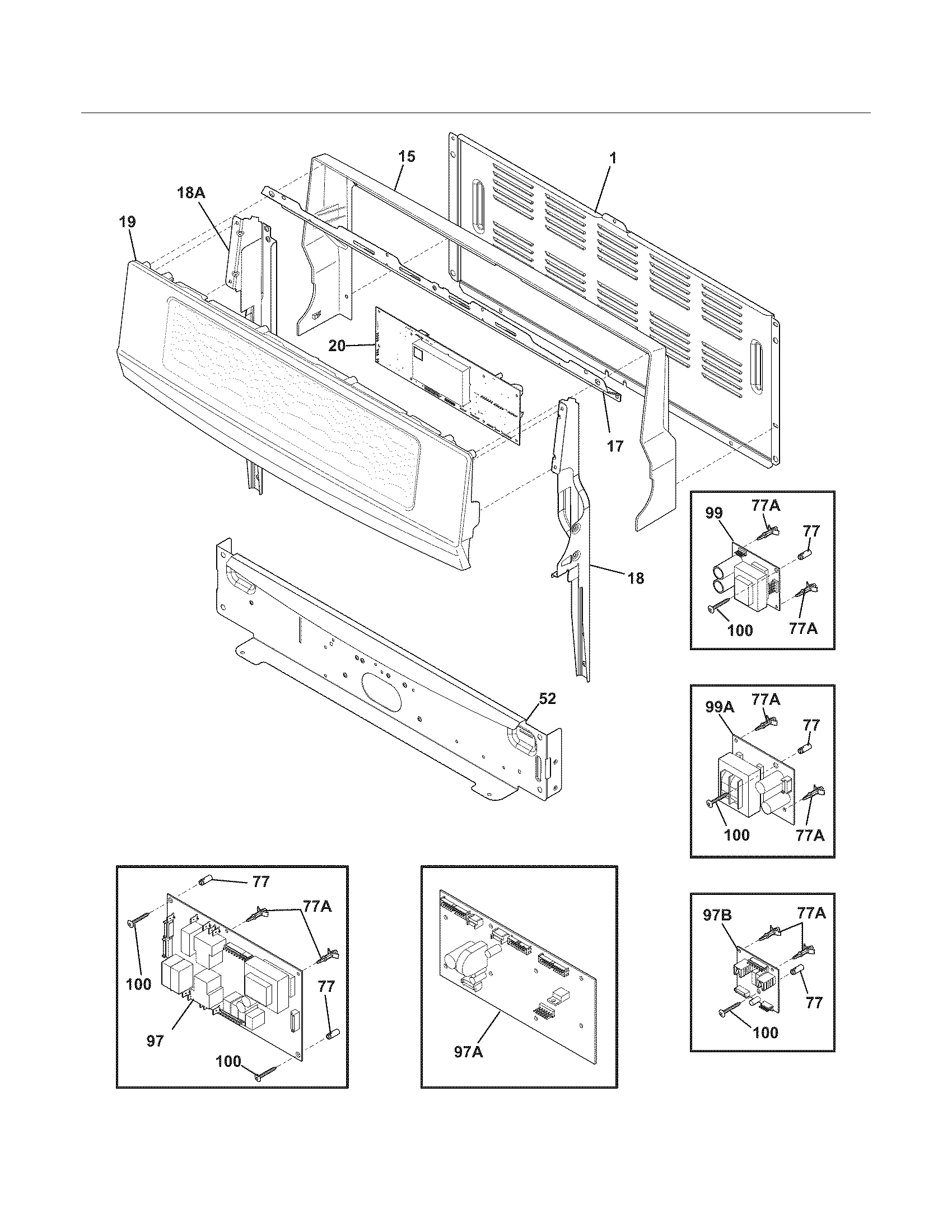Electrolux EW30IF60ISB backguard diagram