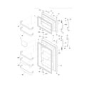 Frigidaire FFTR2126LS4 door diagram