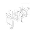 Frigidaire FGEF3031KWF door diagram