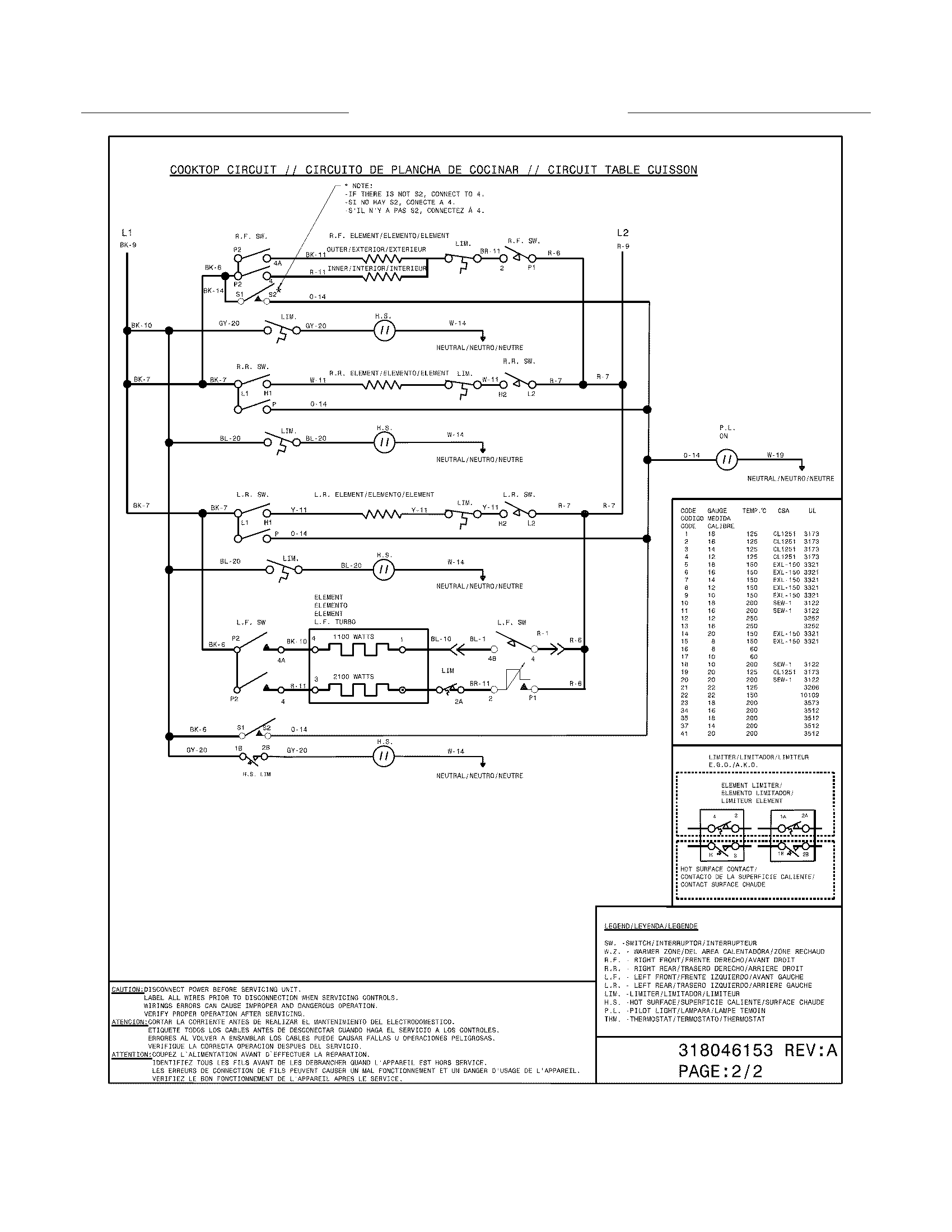 Kenmore 79098052002 wiring diagram diagram