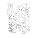Frigidaire CGEF3034MFC body diagram