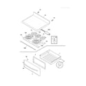 Frigidaire CGEF3034MFC top/drawer diagram