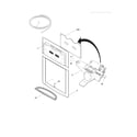 Frigidaire LGHC2342LF3 ice & water dispenser diagram