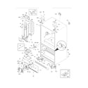 Frigidaire FGHN2844LF5 cabinet diagram