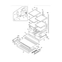 Frigidaire FGHN2844LF5 shelves diagram