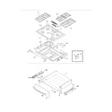 Frigidaire FGGS3045KFE main top/drawer diagram