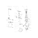 Kenmore Elite 58714683110 motor & pump diagram
