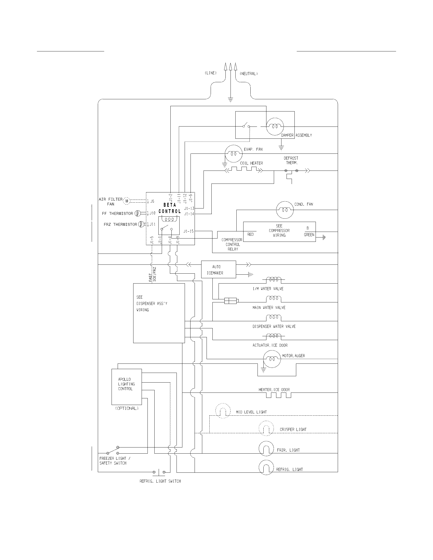 Kenmore Elite 25357112600 wiring schematic diagram