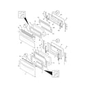 Kenmore Elite 79078909002 doors diagram