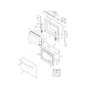 Kenmore 79036909904 door diagram