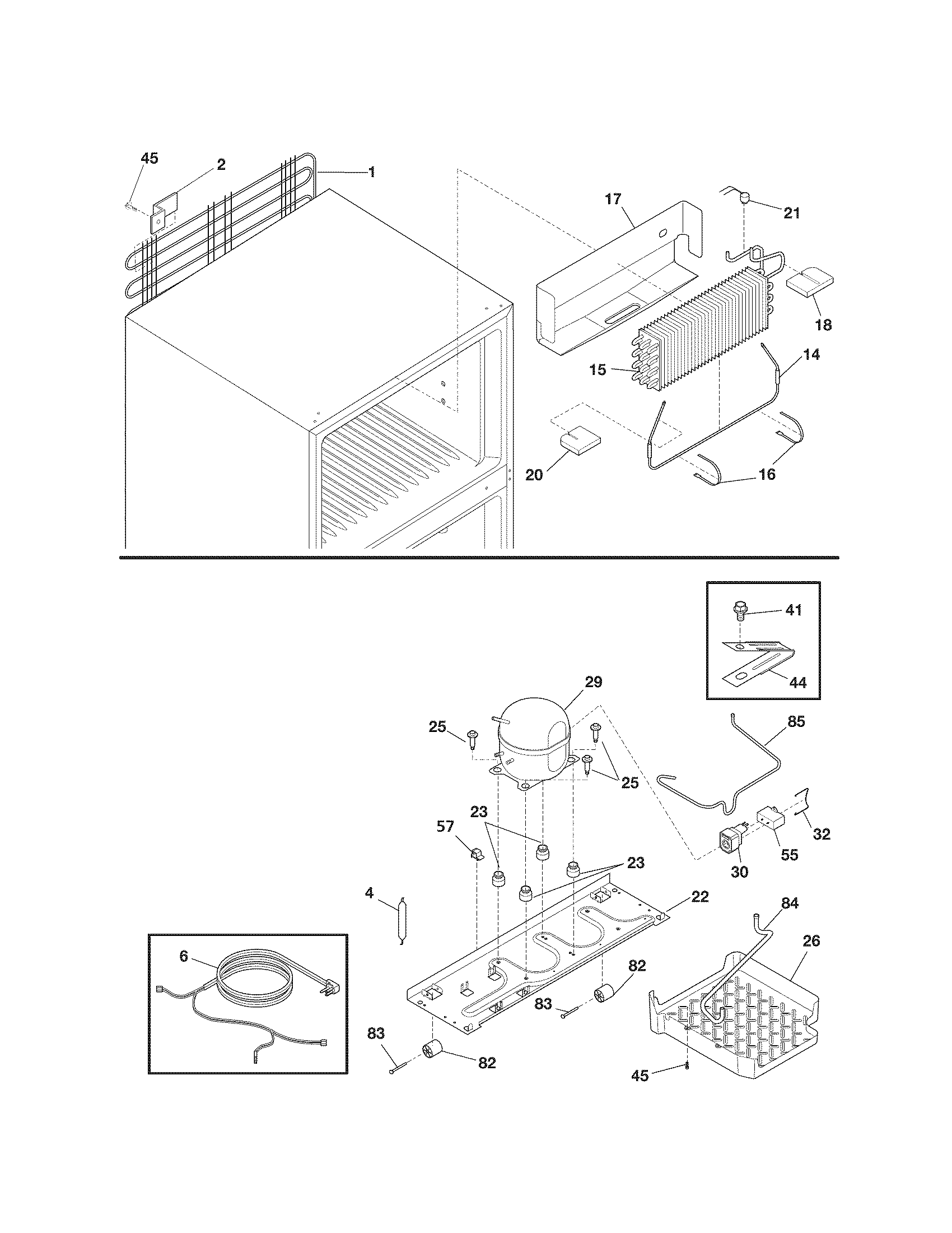 Kenmore 25362812202 system diagram