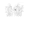 Electrolux EI28BS51IB6 fresh food doors diagram