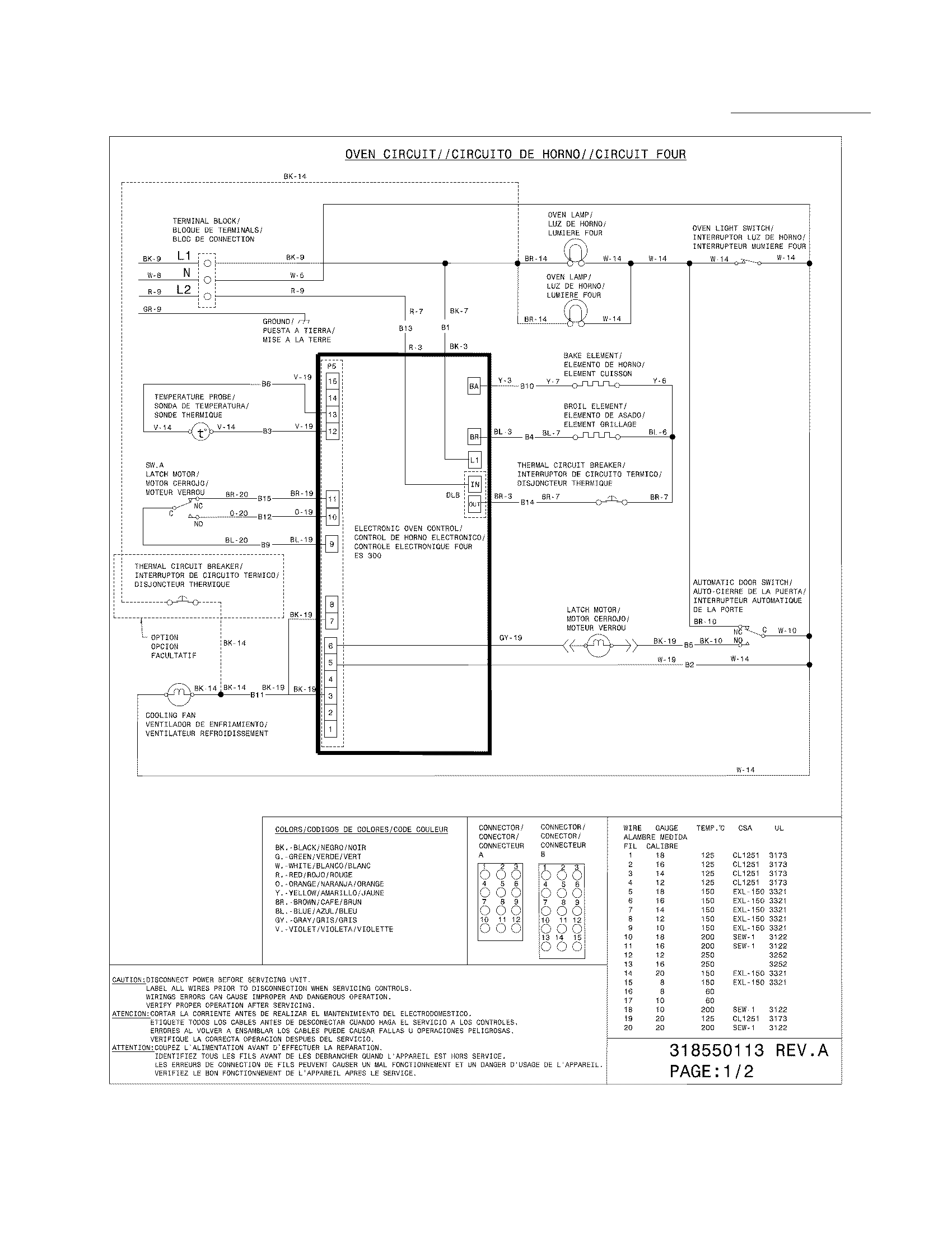 Frigidaire FFED3015LBC wiring diagram diagram