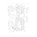 Frigidaire FGUI2149LF2 doors diagram