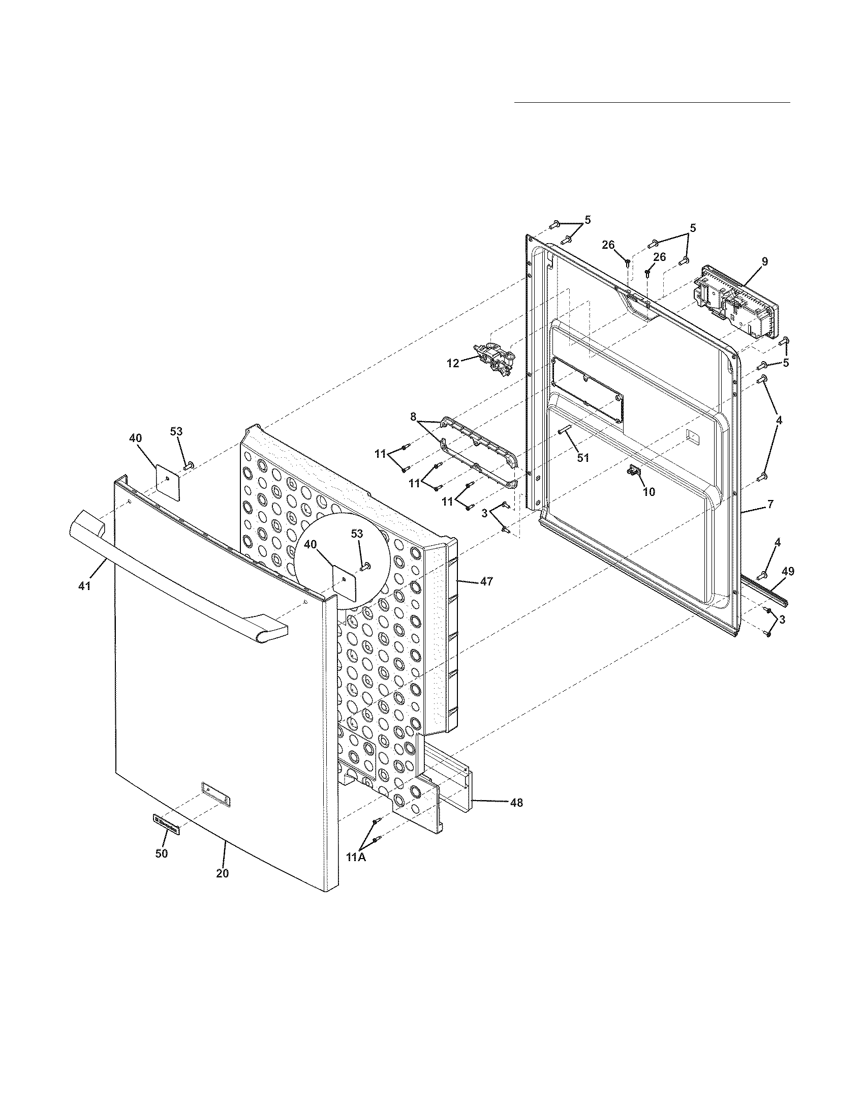 Electrolux EIDW6305GS2B door diagram