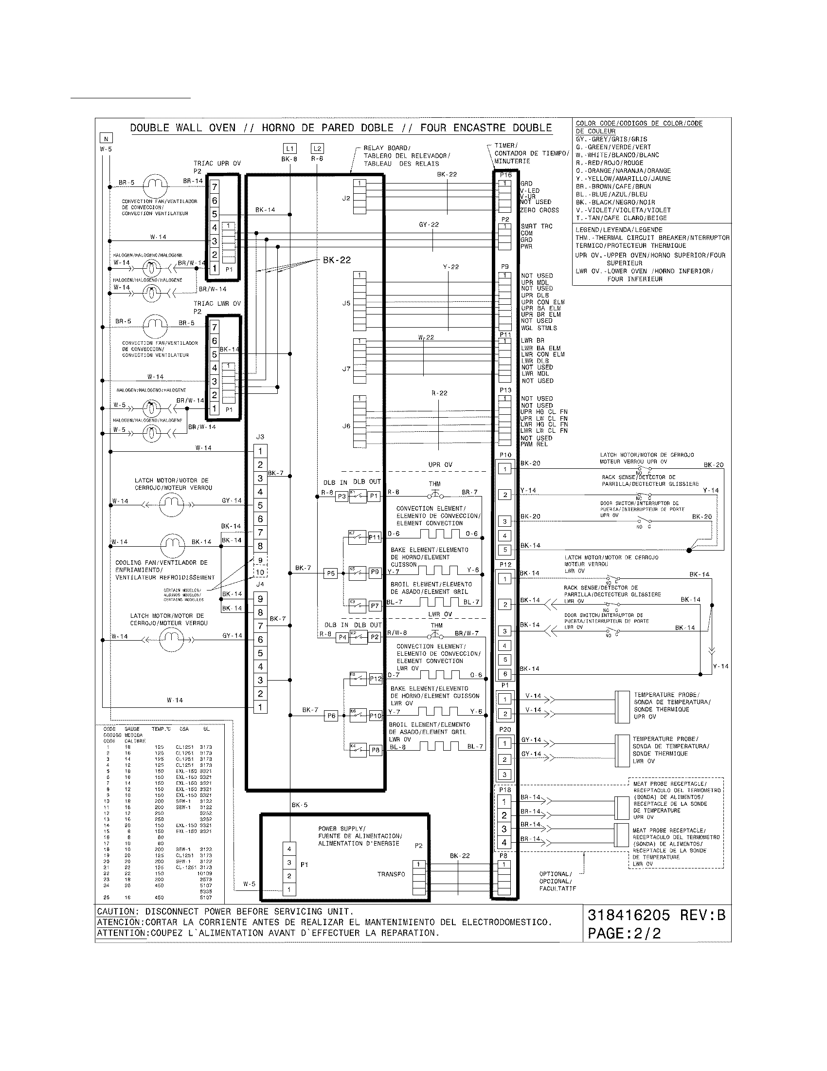 Electrolux EI30EW45KW1 wiring diagram diagram