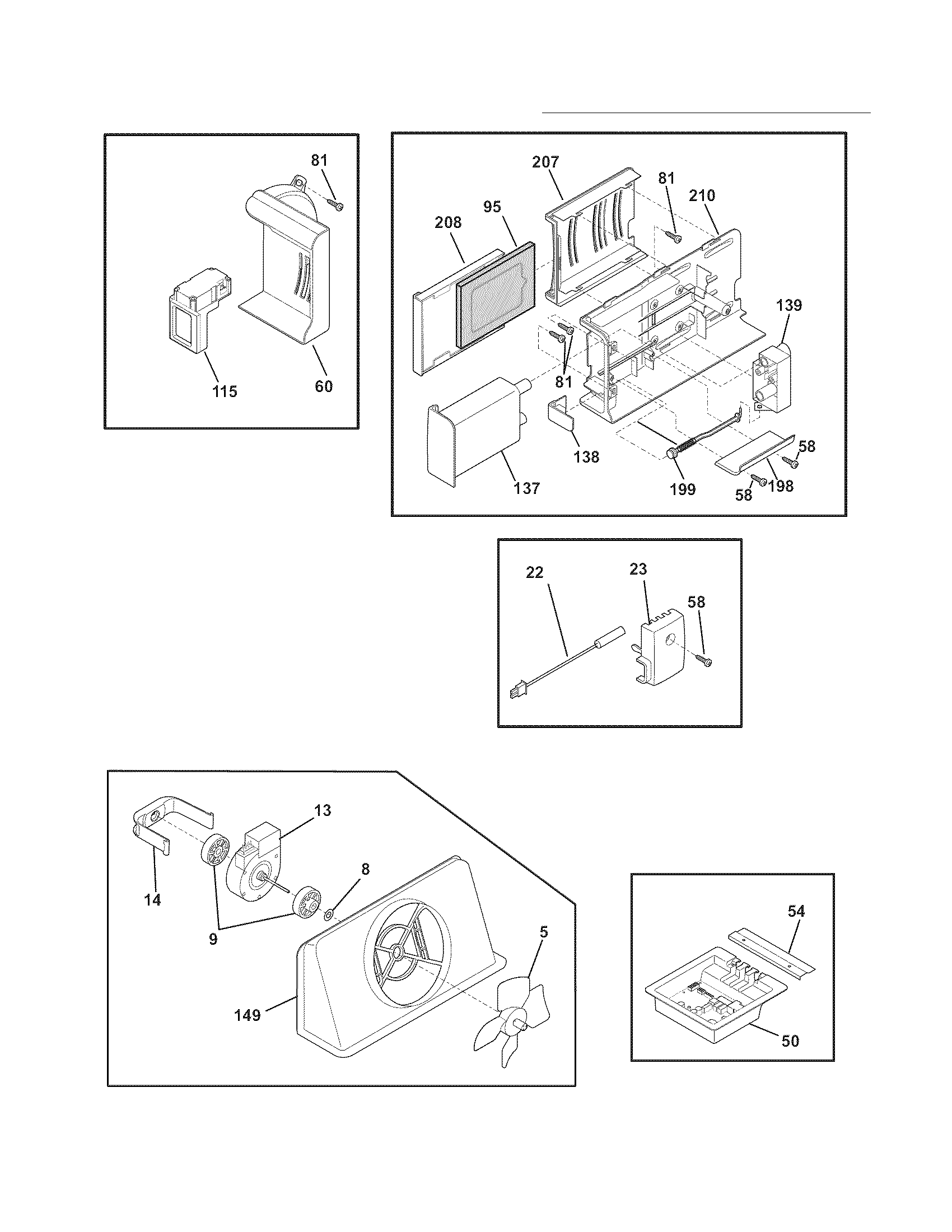 Electrolux EI23CS55GS8 controls diagram