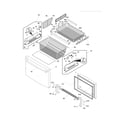 Electrolux EI23BC51IB6 freezer drawer/baskets diagram