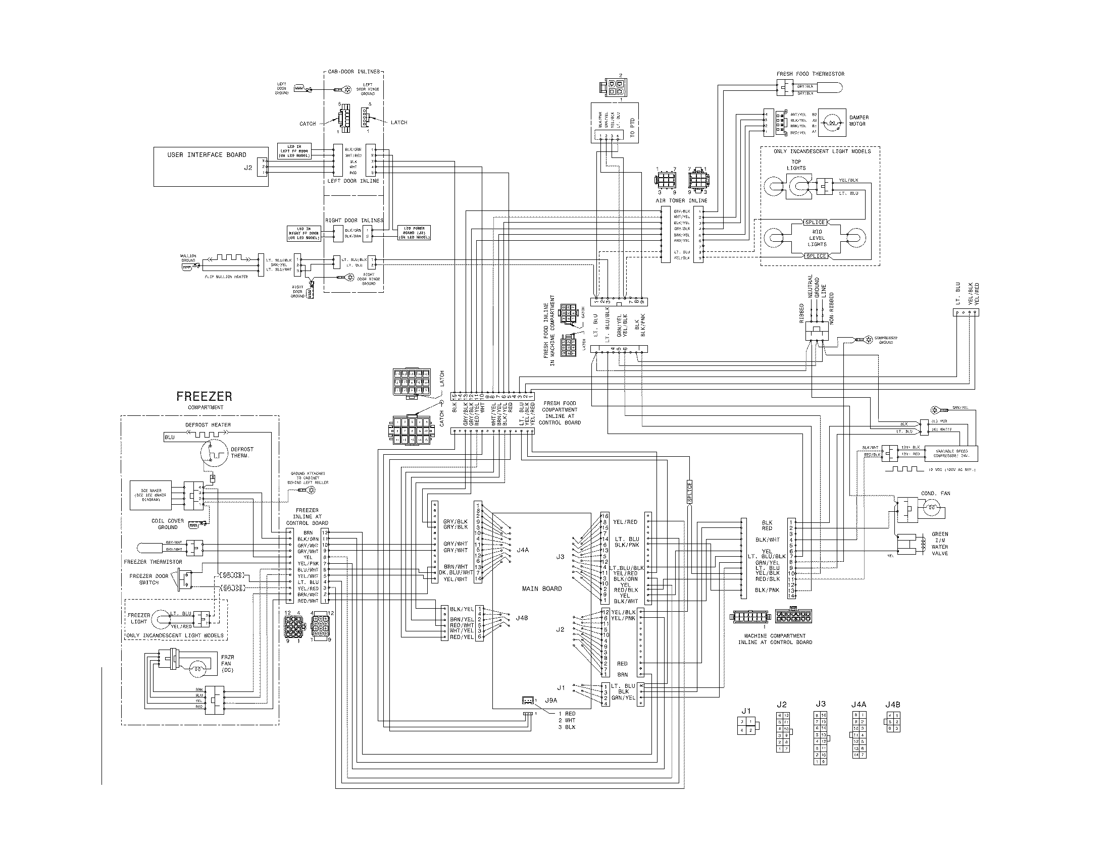 Electrolux EI23BC51IW6 wiring diagram diagram