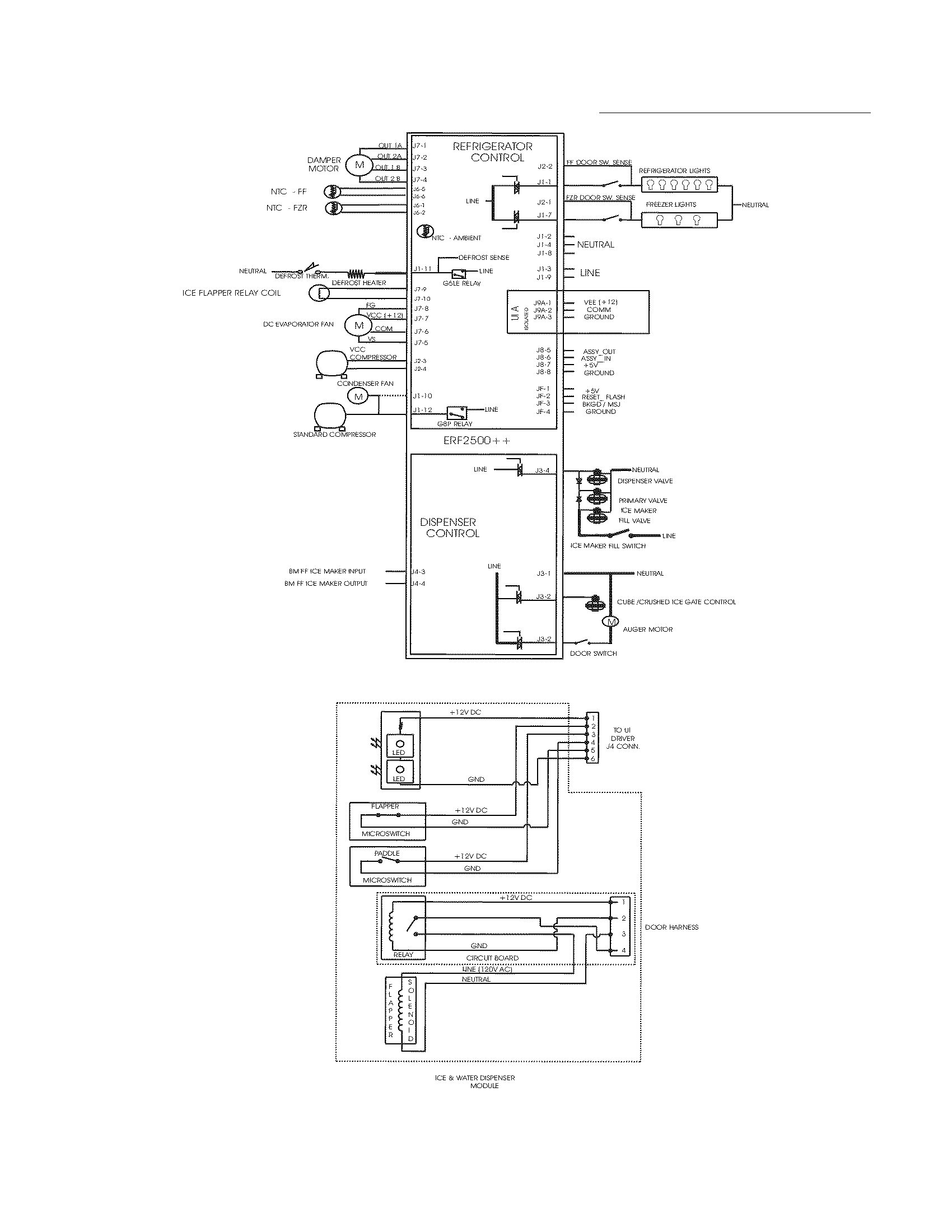 Electrolux EW23CS65GW3 wiring schematic diagram