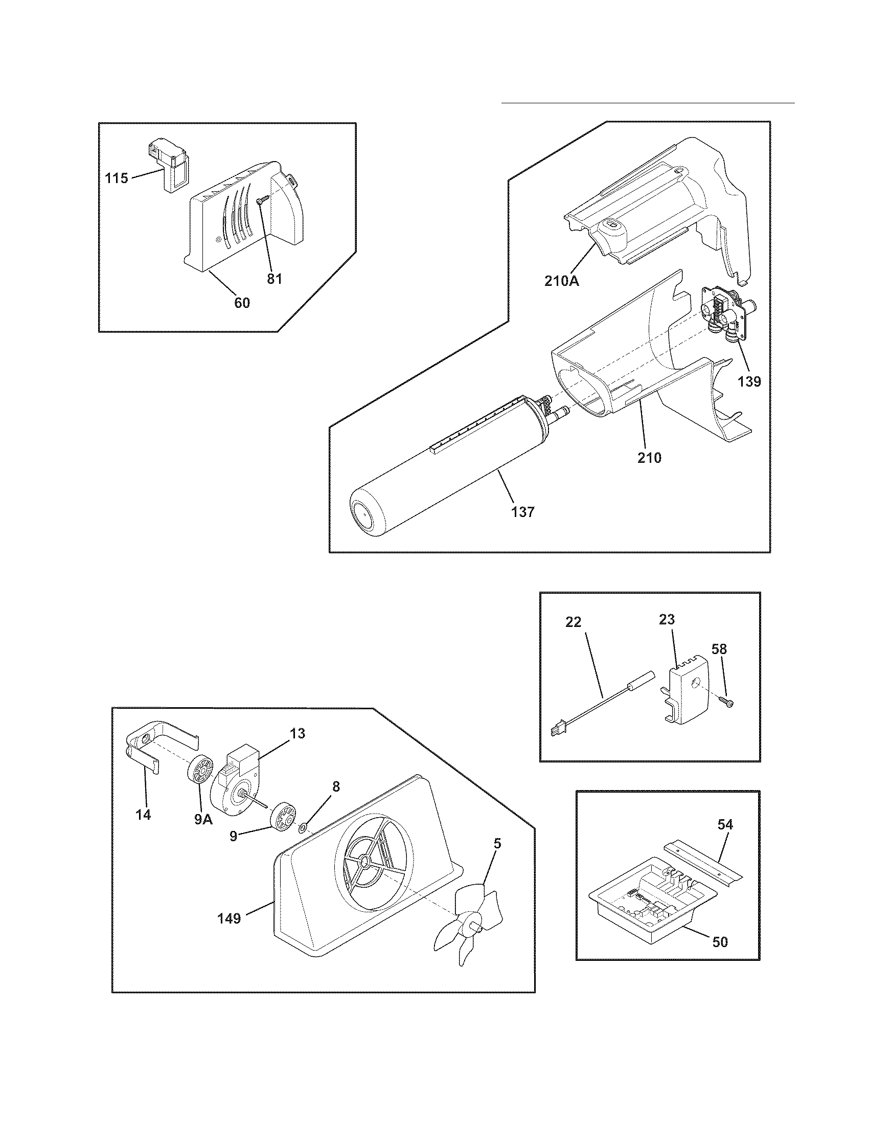 Frigidaire FGHS2332LP4 controls diagram