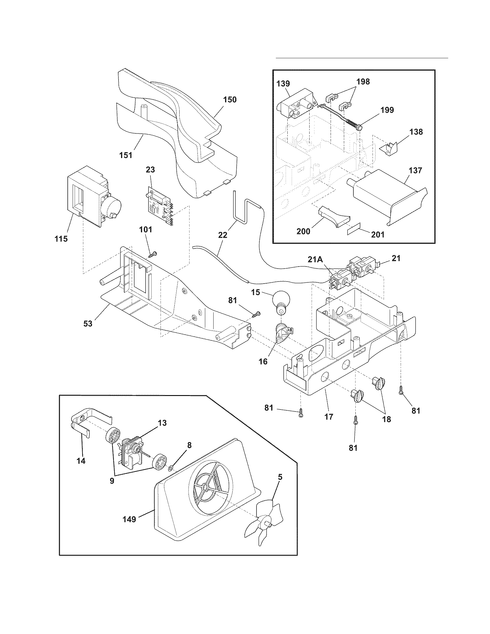 Frigidaire FRS6LF7JS8 controls diagram