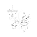 Kenmore 58714012407A motor & pump diagram
