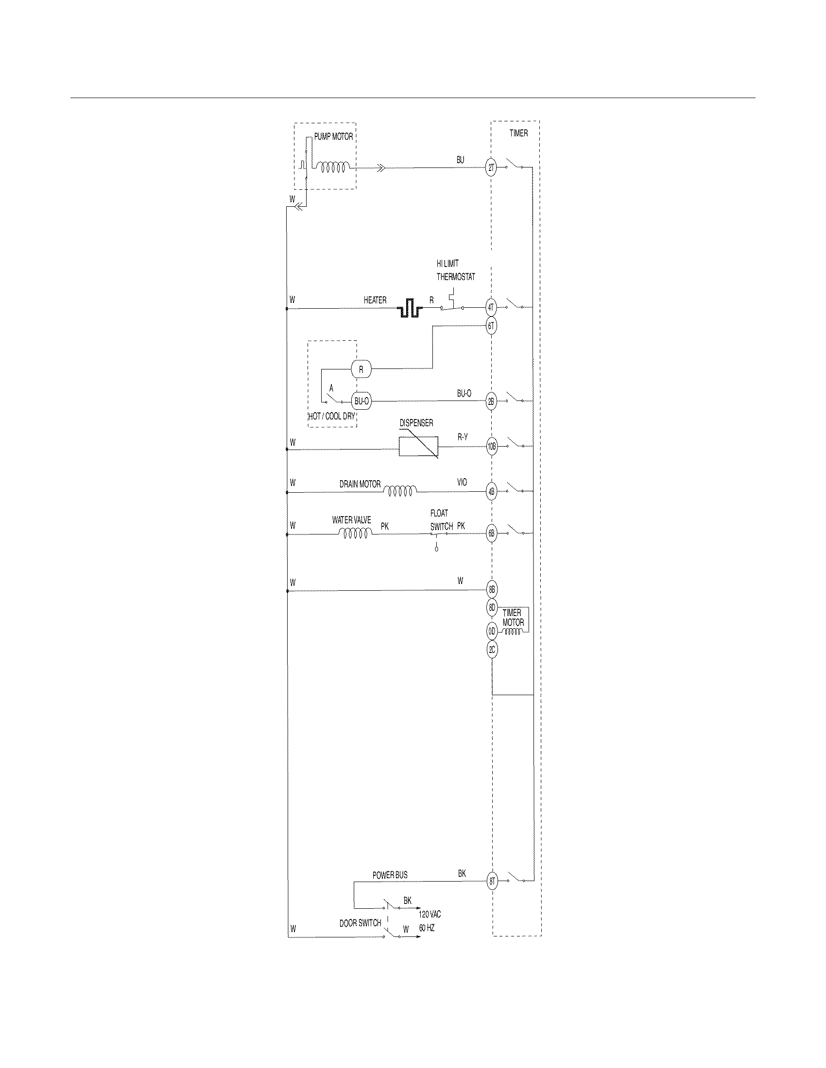 Kenmore 58714014407A wiring diagram diagram
