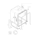 Frigidaire FDB520RHB3A tub diagram
