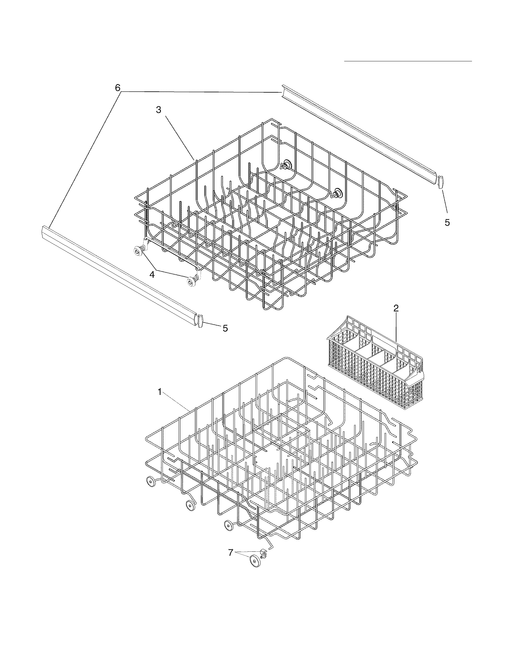 White-Westinghouse WWBD2400HB2A racks diagram