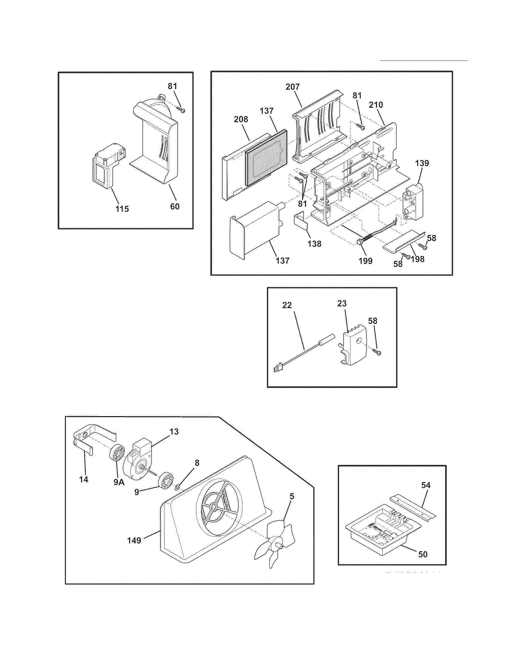 Electrolux EI23SS55HS0 controls diagram