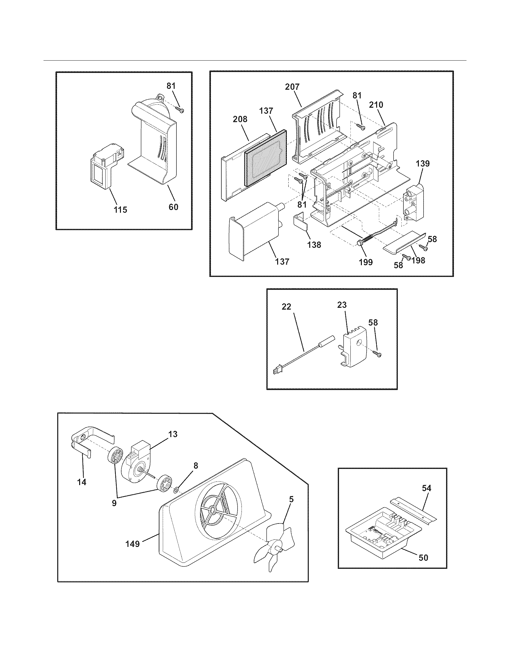 Electrolux EI26SS55GW0 controls diagram