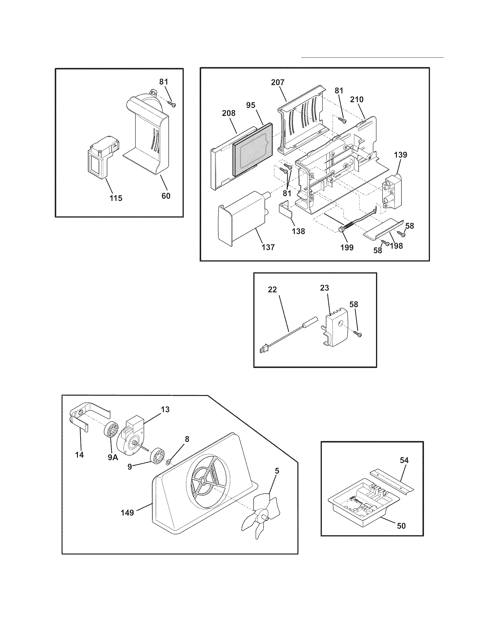 Electrolux EI26SS55GW3 controls diagram