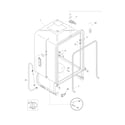 Frigidaire FFBD2409LW0B tub diagram