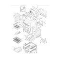 Frigidaire FFGS3025LBE body diagram