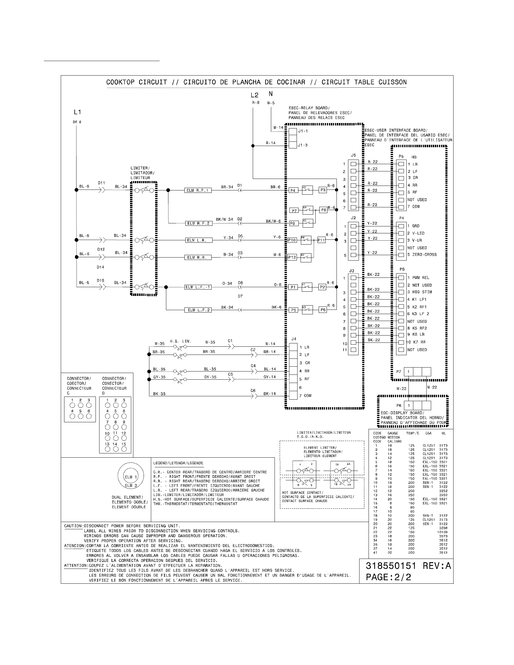 Frigidaire FGES3065KBE wiring diagram diagram