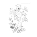Frigidaire FFES3015LSD body diagram