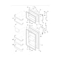 Frigidaire LFHT1817LF6 doors diagram