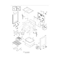Frigidaire FFEF3011LWE body diagram