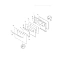Frigidaire FFEF3011LWE door diagram