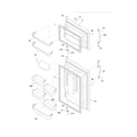 Frigidaire FGHT1844KR6 doors diagram