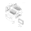 Frigidaire FGHG2344ME4 freezer drawer - basket diagram