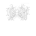 Frigidaire FGHG2344ME4 fresh food door diagram