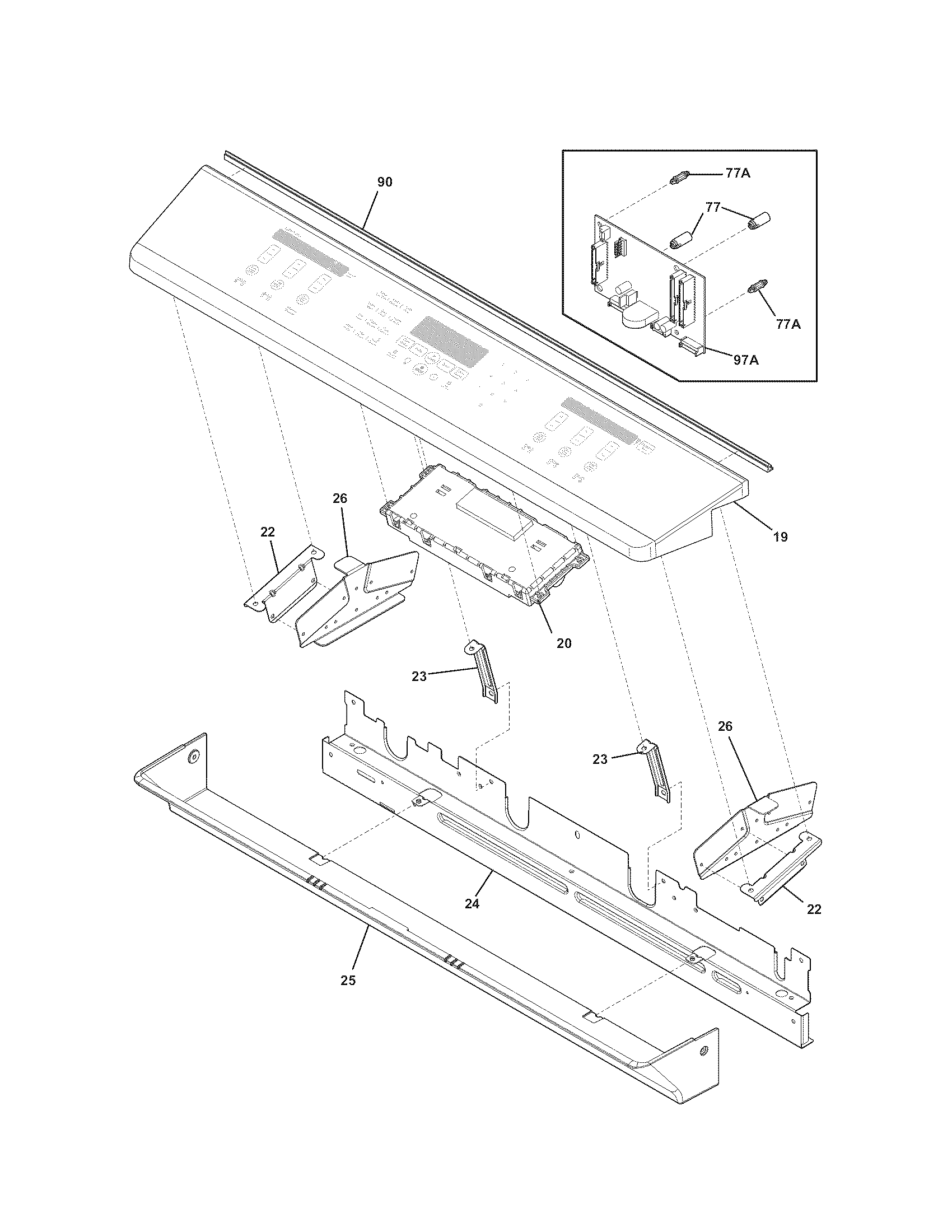 Kenmore Elite 79041072101 backguard diagram