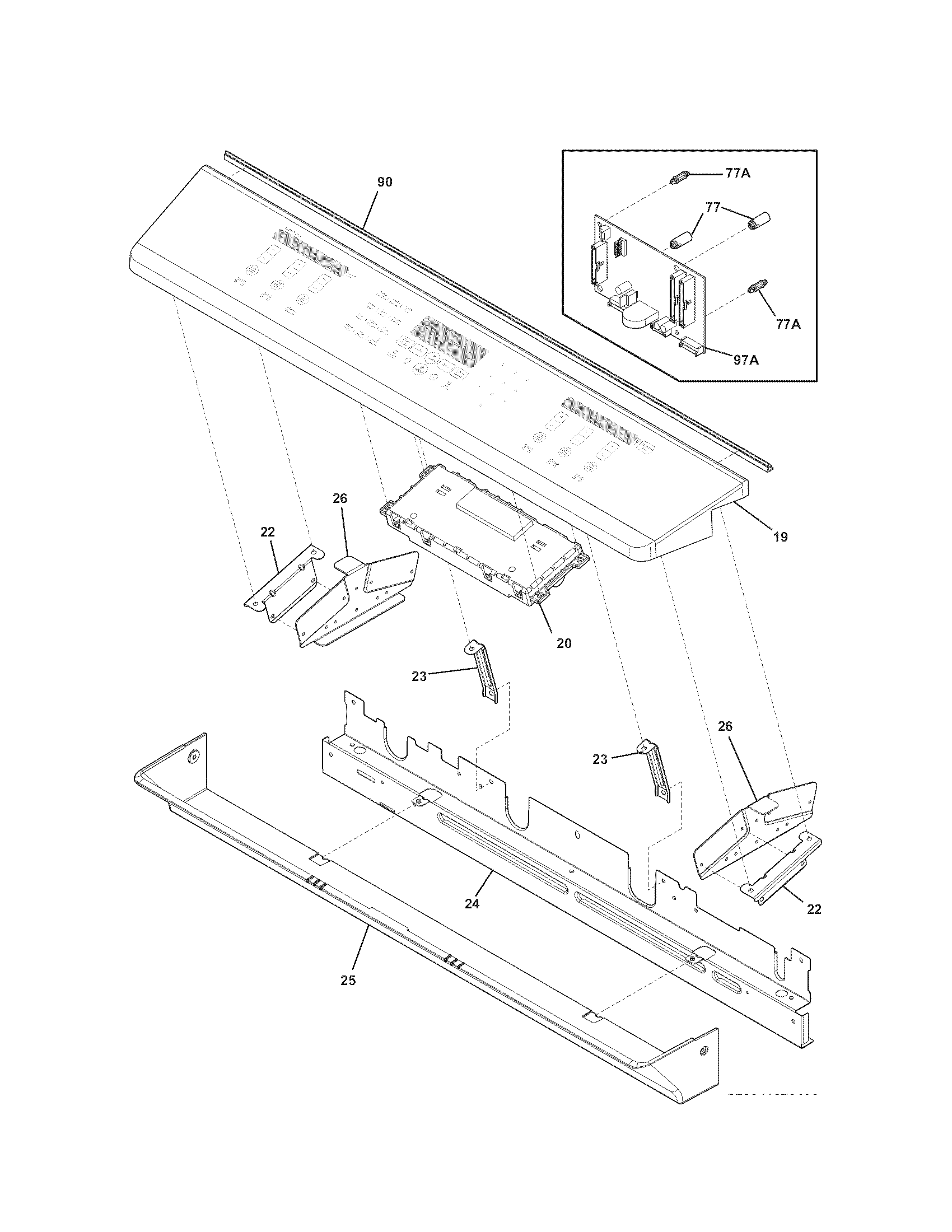 Kenmore Elite 79041073101 backguard diagram