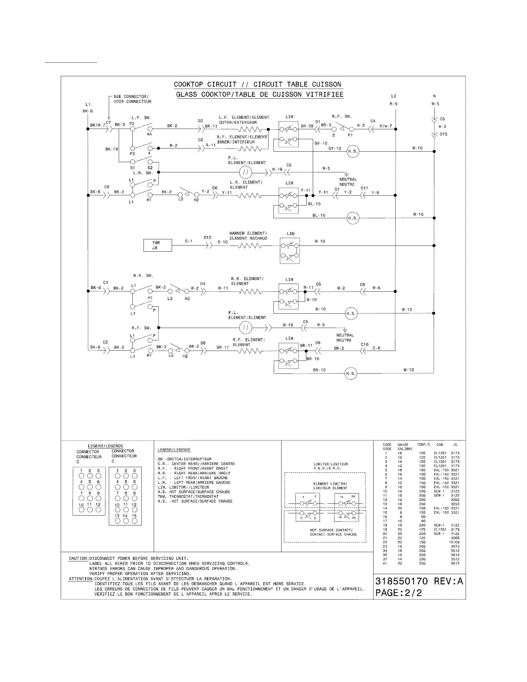 Frigidaire FGES3045KWE wiring diagram diagram
