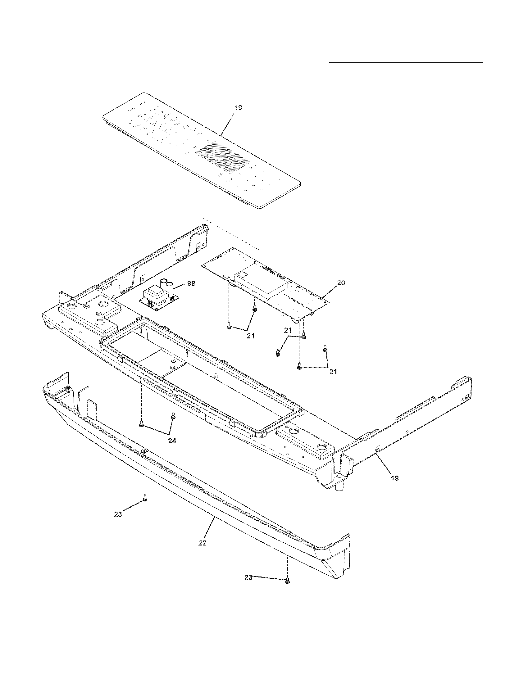 Electrolux EW30GS75KSB backguard diagram