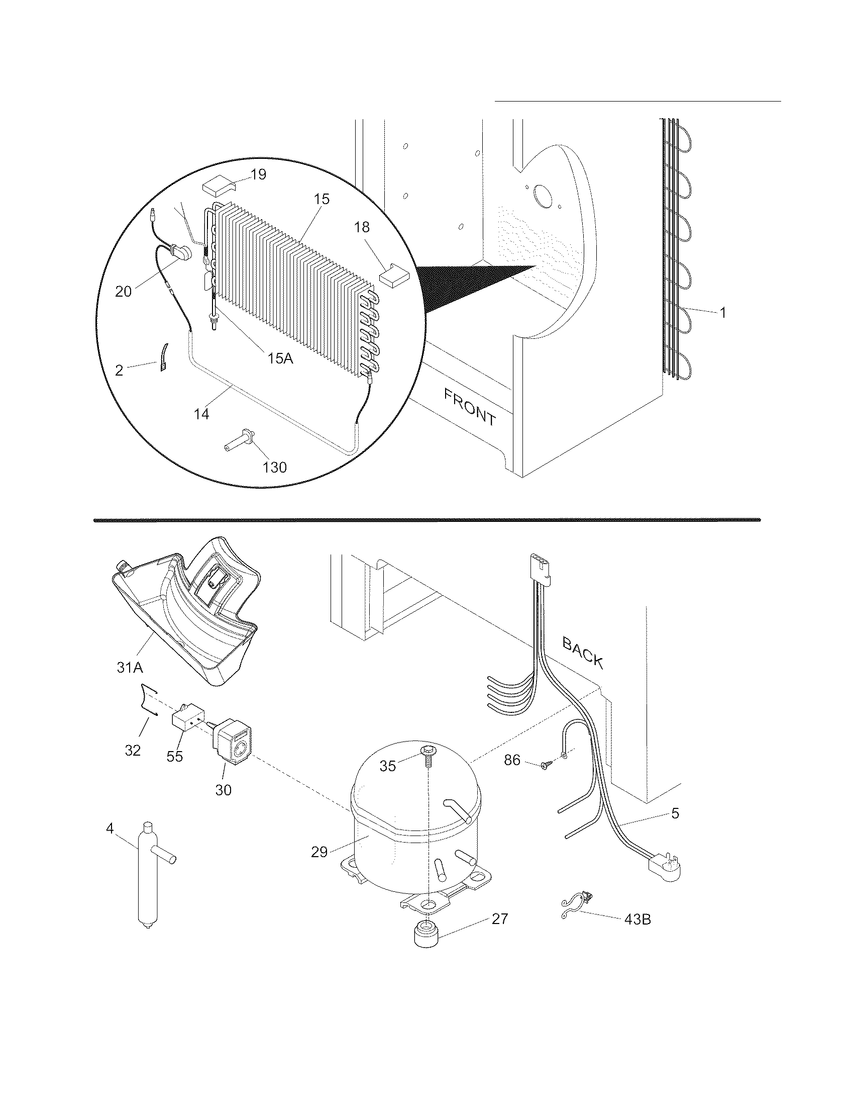 Frigidaire FFU21F5HWK system diagram